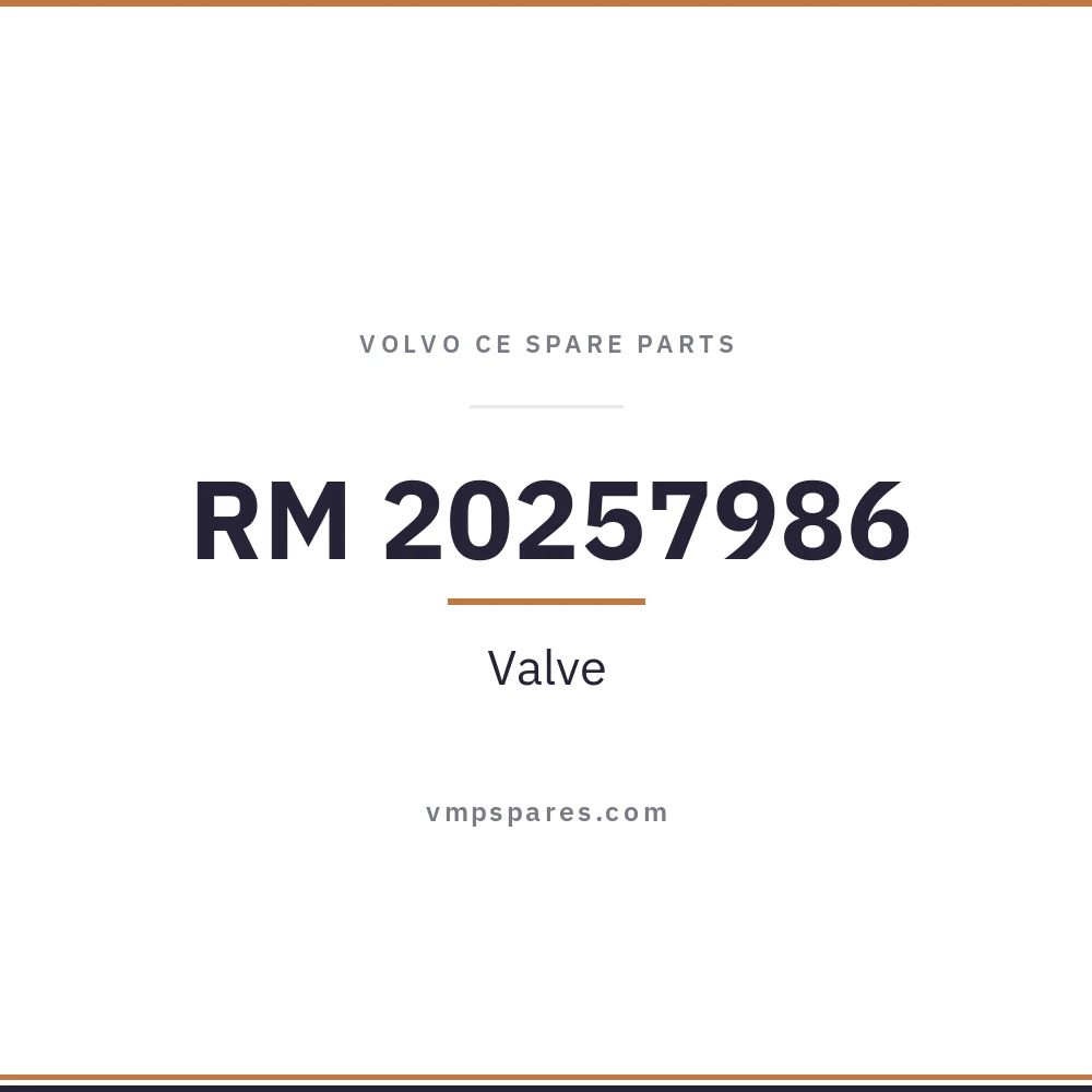 RM 20257986 – Valve