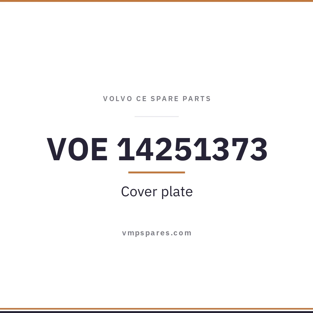 VOE 14251373 – Cover plate