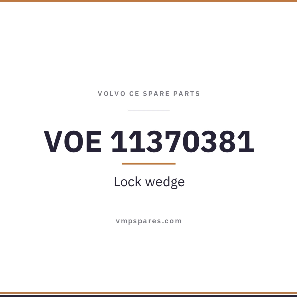 VOE 11370381 – Lock wedge