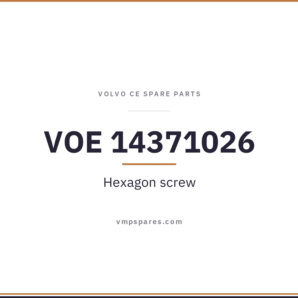 VOE 14371026 – Hexagon screw