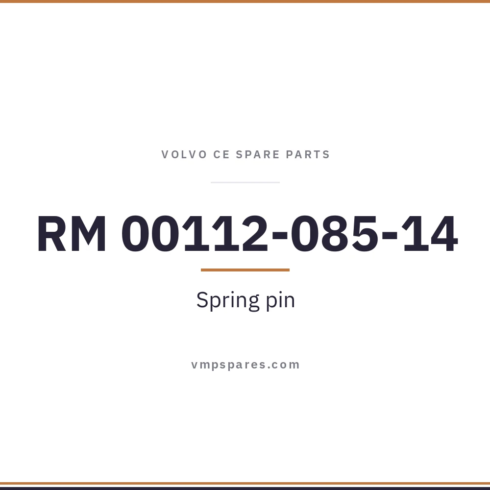 RM 00112-085-14 – Spring pin