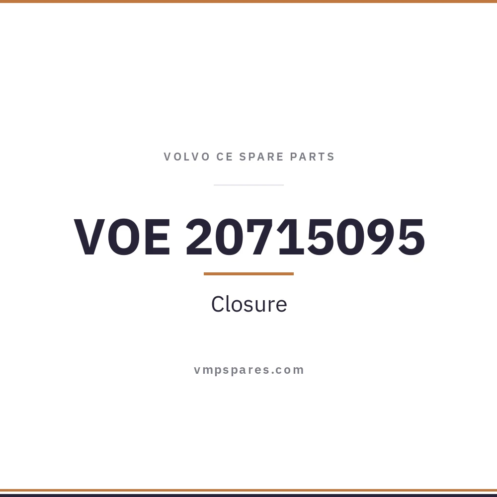 VOE 20715095 – Closure