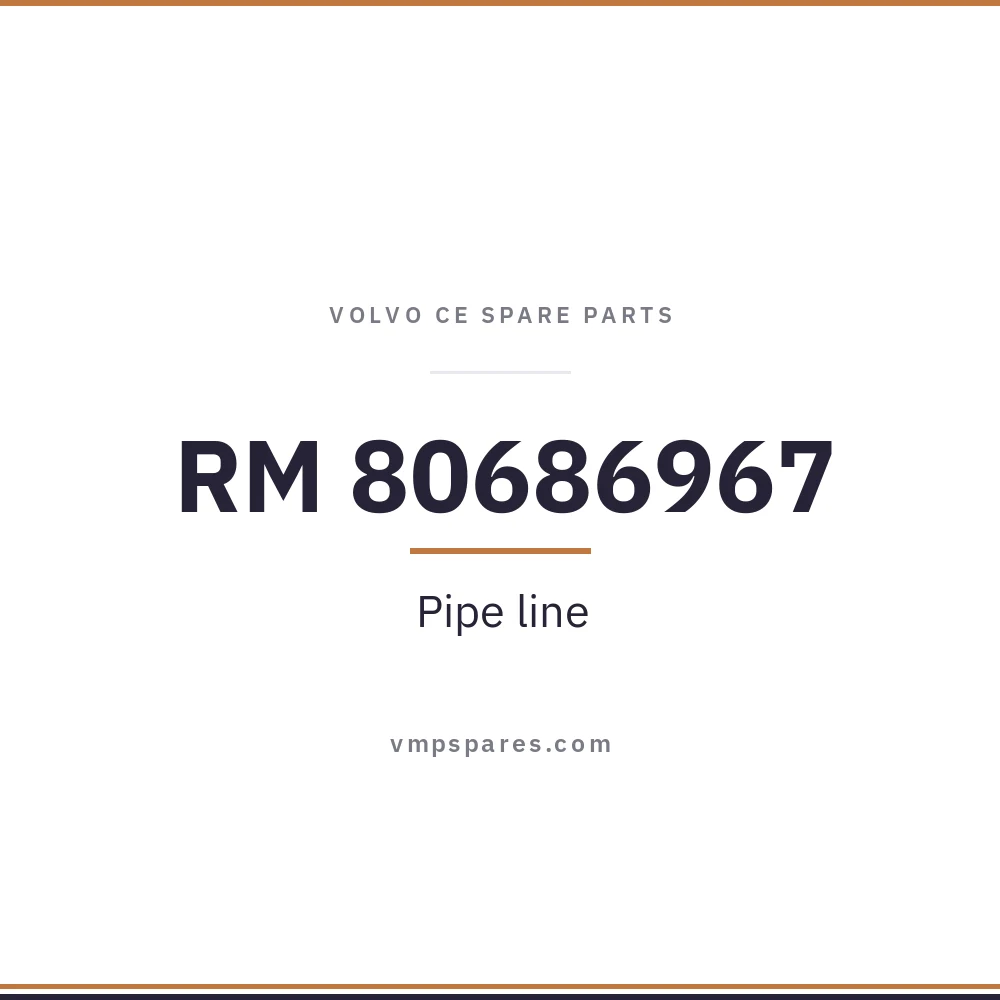RM 80686967 – Pipe line
