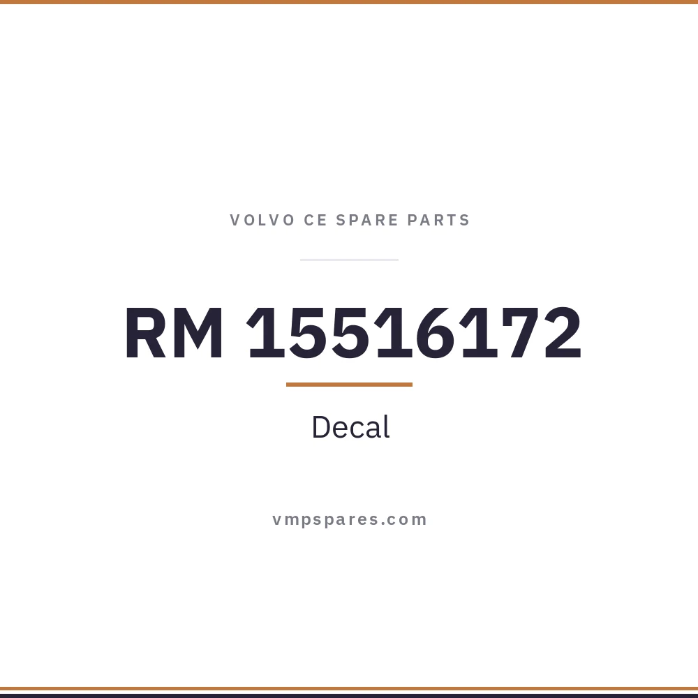RM 15516172 – Decal
