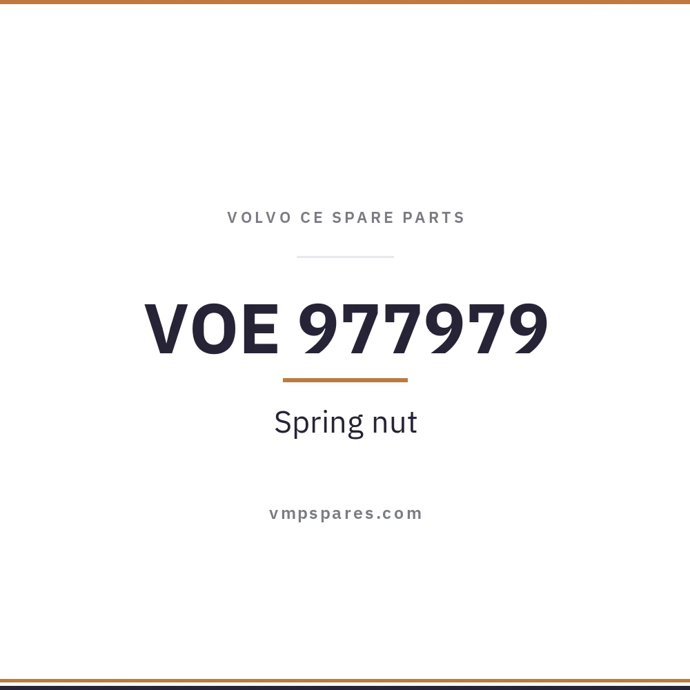 VOE 977979 – Spring nut