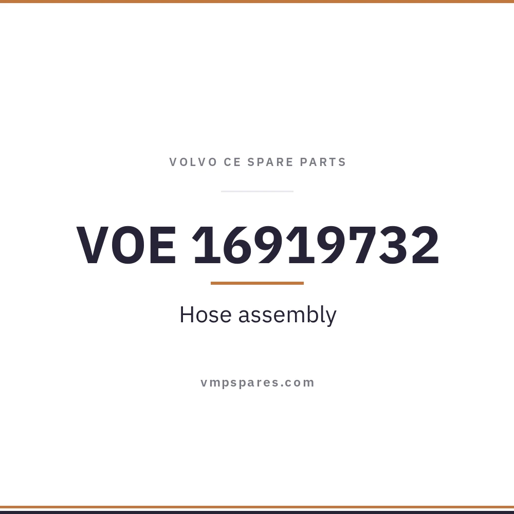 VOE 16919732 – Hose assembly