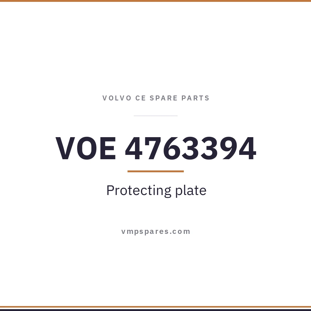 VOE 4763394 – Protecting plate