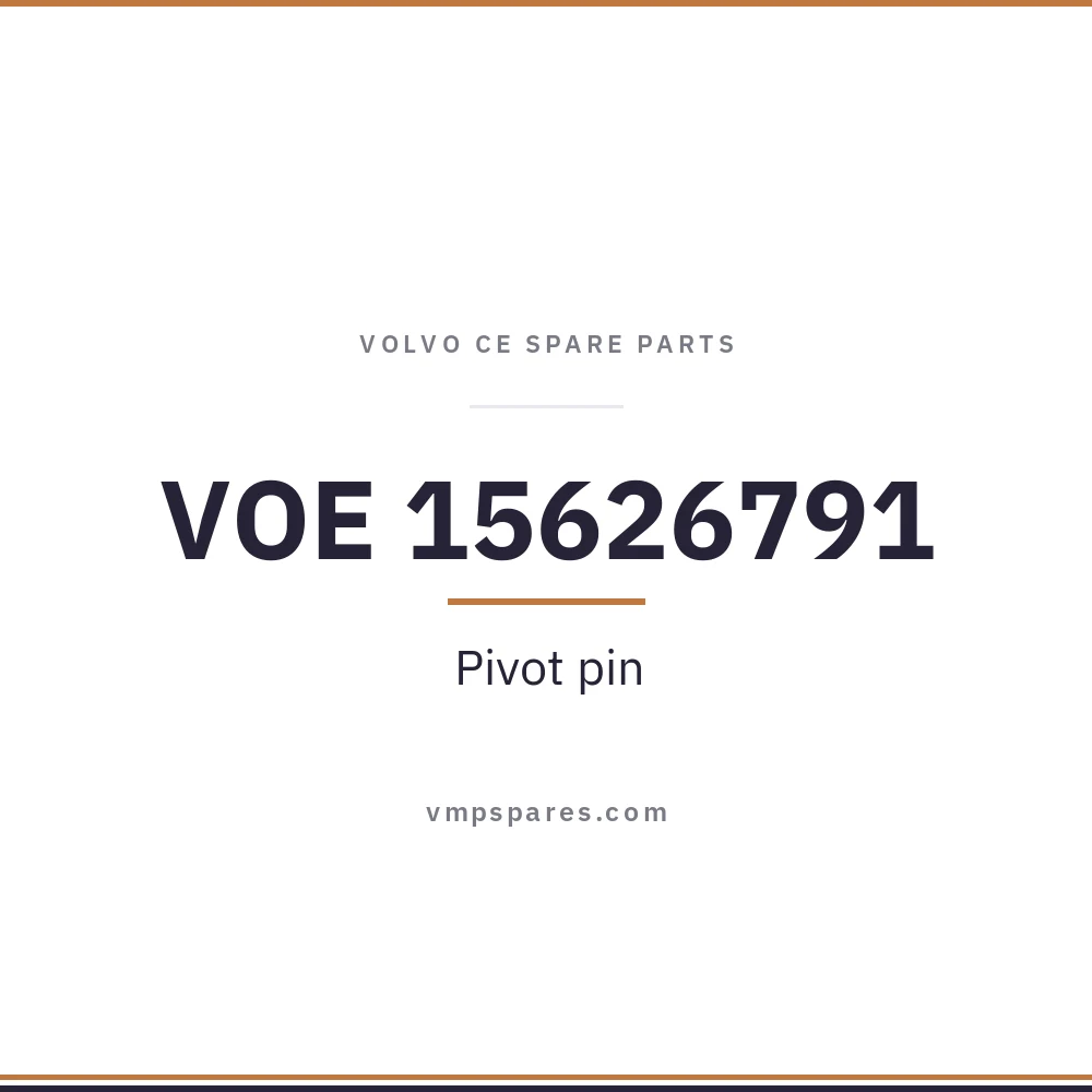 VOE 15626791 – Pivot pin