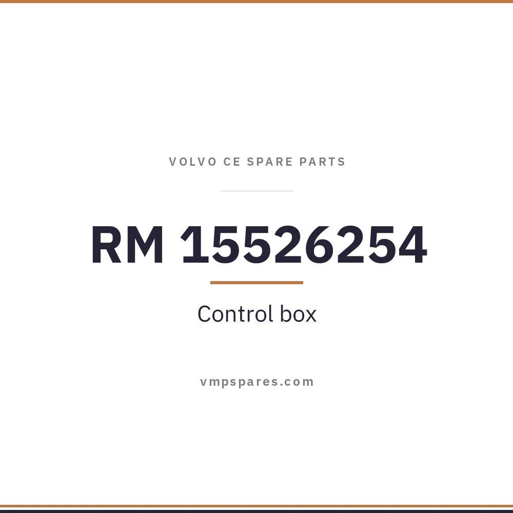 RM 15526254 – Control box