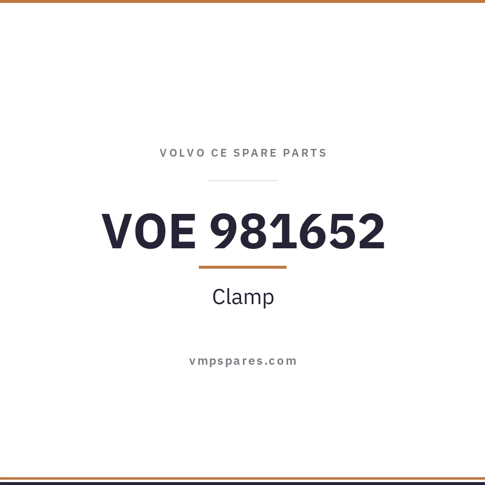 VOE 981652 – Clamp