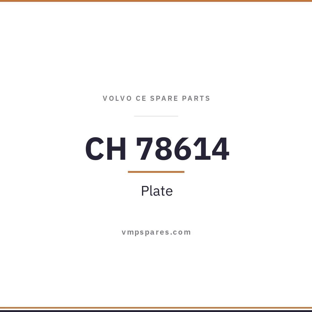 CH 78614 – Plate