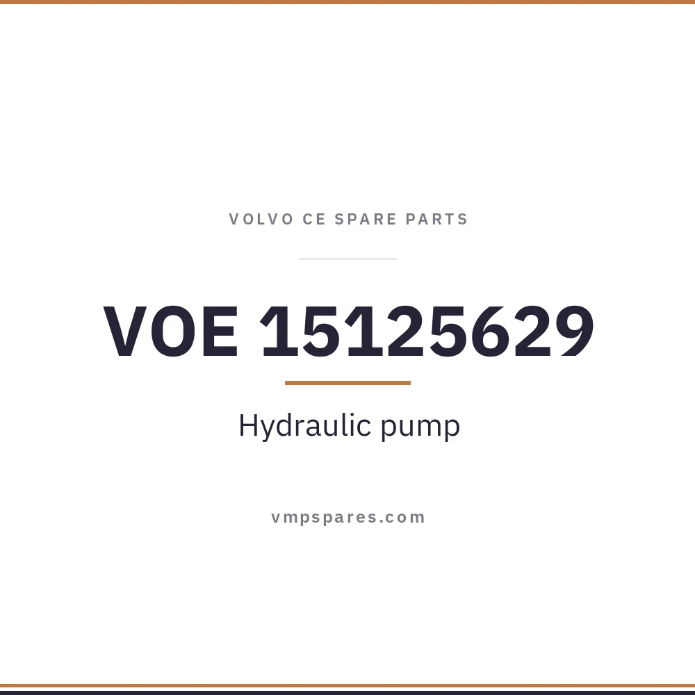 VOE 15125629 – Hydraulic pump