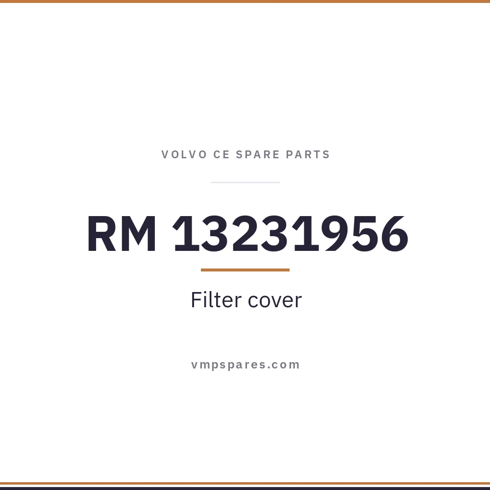 RM 13231956 – Filter cover