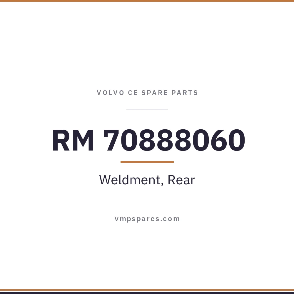 RM 70888060 – Weldment, Rear