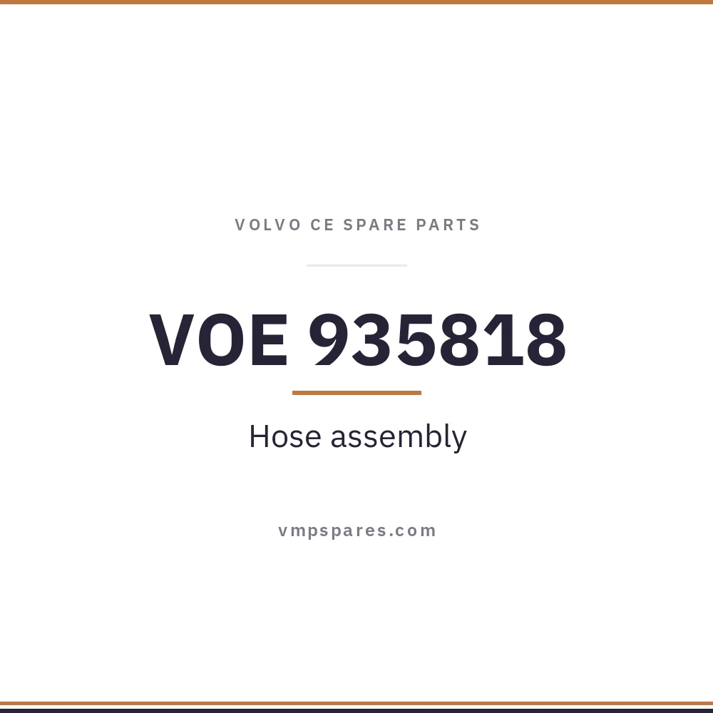 VOE 935818 – Hose assembly