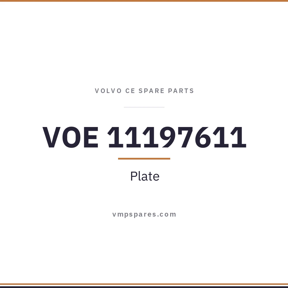 VOE 11197611 – Plate