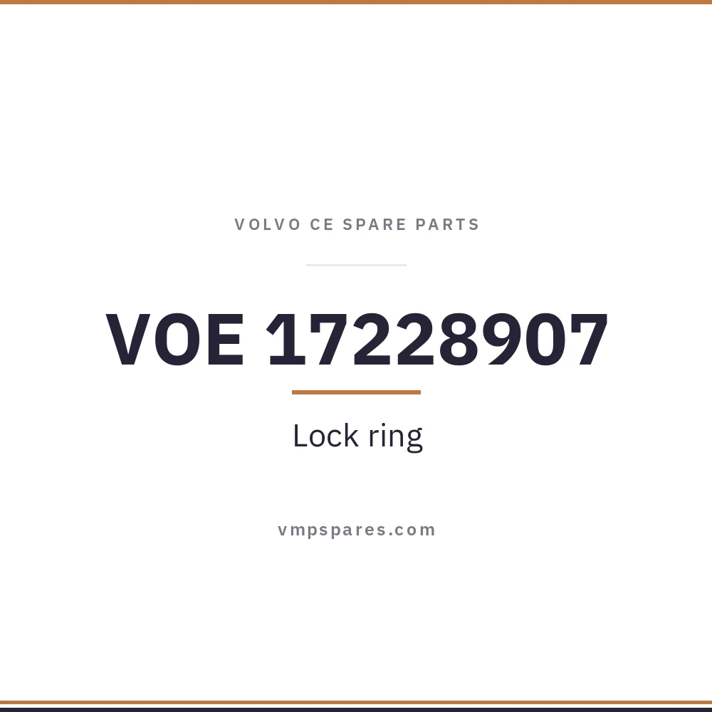 VOE 17228907 – Lock ring
