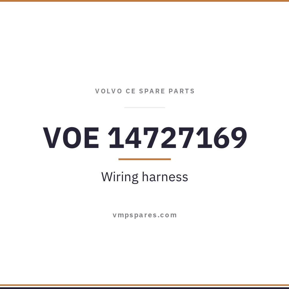 VOE 14727169 – Wiring harness