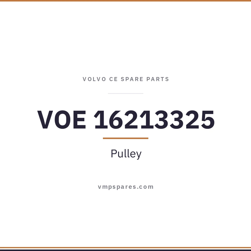 VOE 16213325 – Pulley