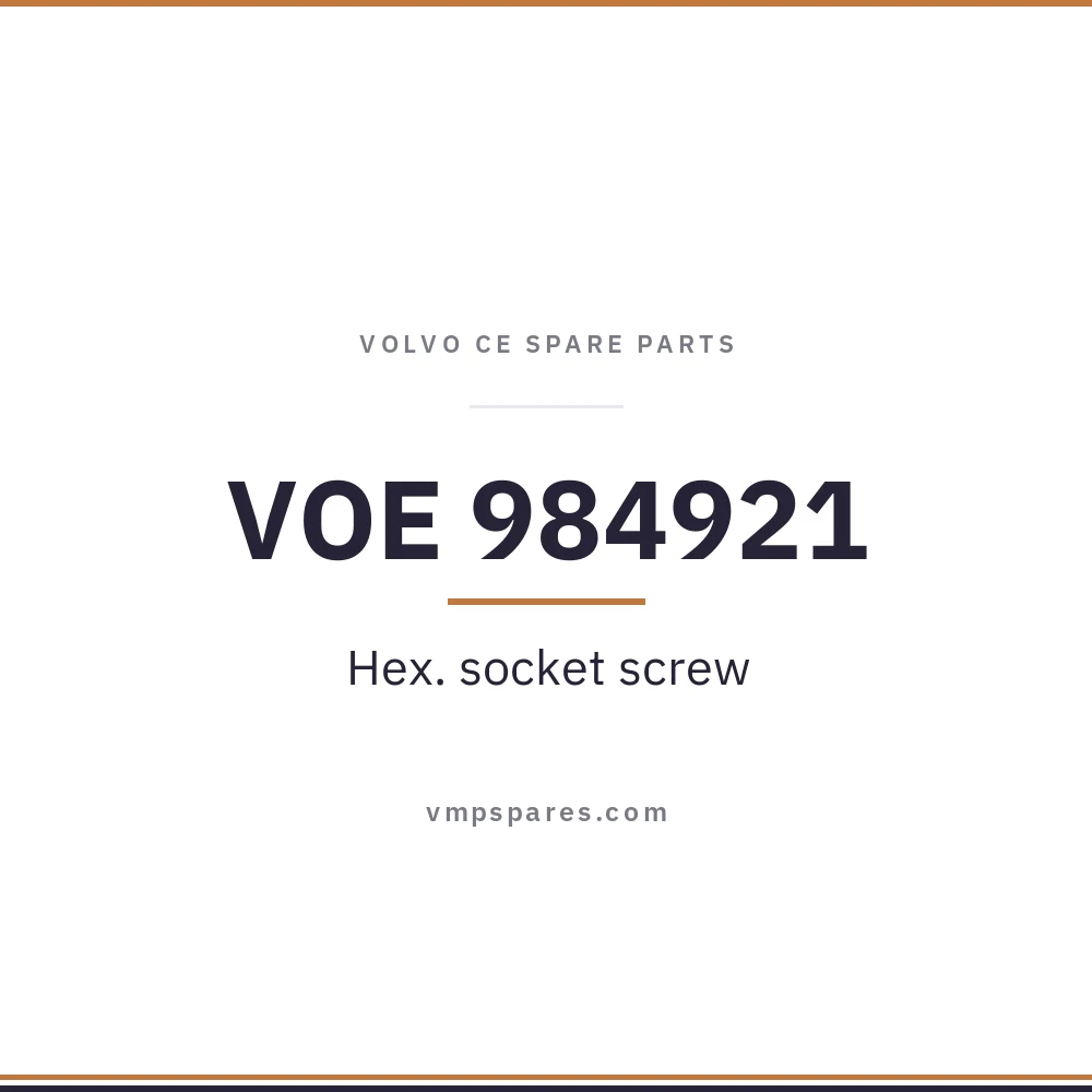 VOE 984921 – Hex. socket screw