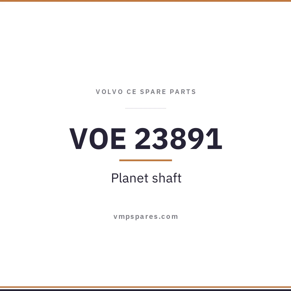 VOE 23891 – Planet shaft