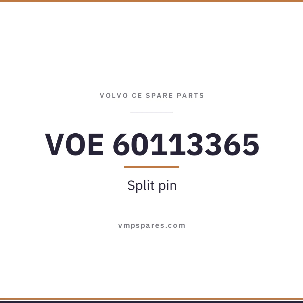 VOE 60113365 – Split pin