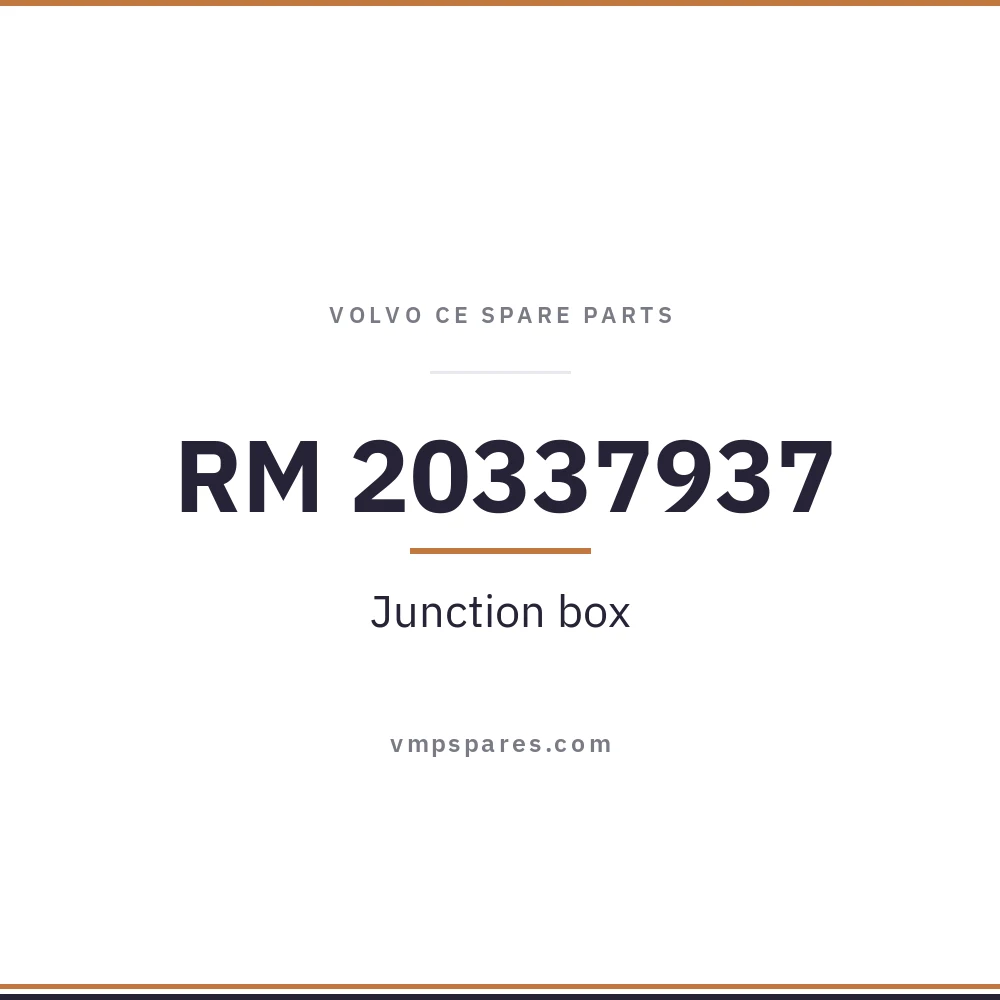 RM 20337937 – Junction box