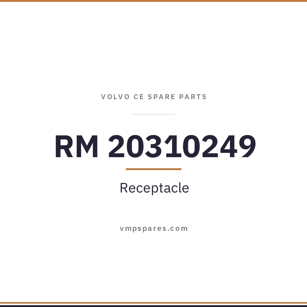 RM 20310249 – Receptacle