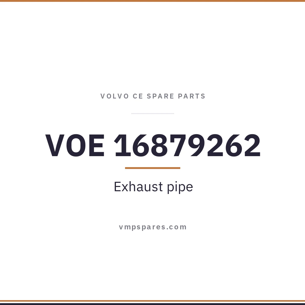 VOE 16879262 – Exhaust pipe