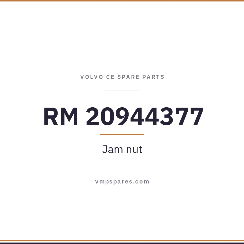 RM 20944377 – Jam nut