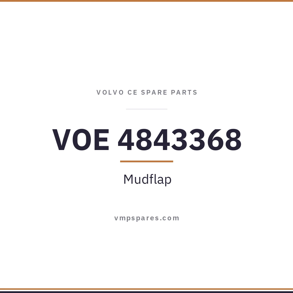VOE 4843368 – Mudflap