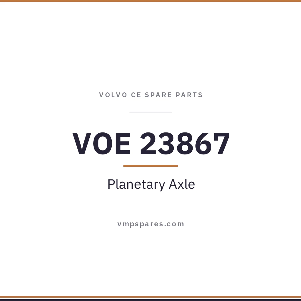 VOE 23867 – Planetary Axle