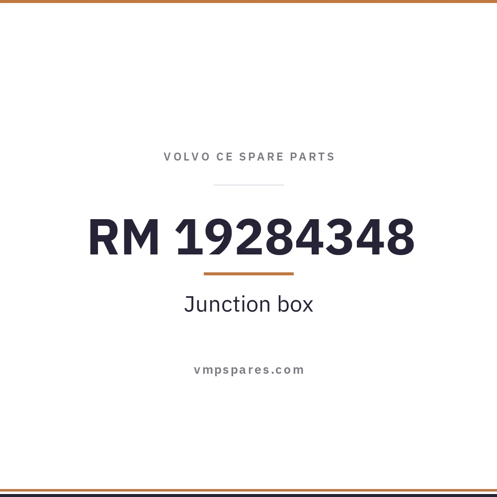 RM 19284348 – Junction box