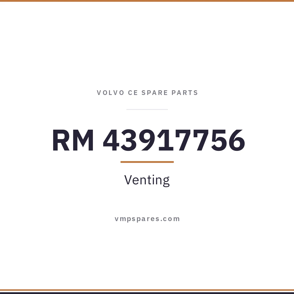 RM 43917756 – Venting