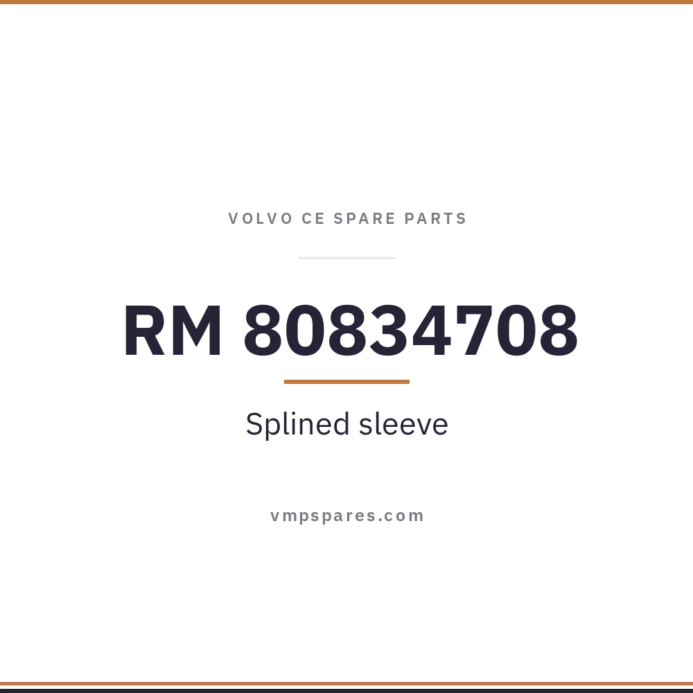 RM 80834708 – Splined sleeve