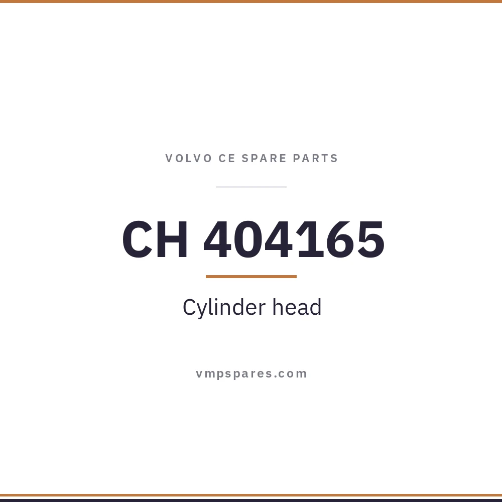 CH 404165 – Cylinder head