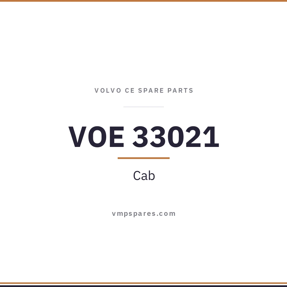 VOE 33021 – Cab