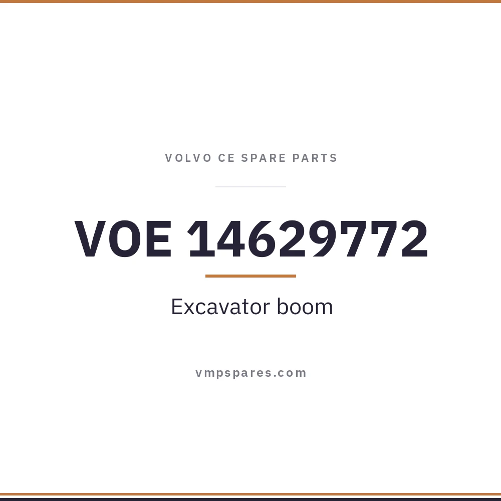 VOE 14629772 – Excavator boom