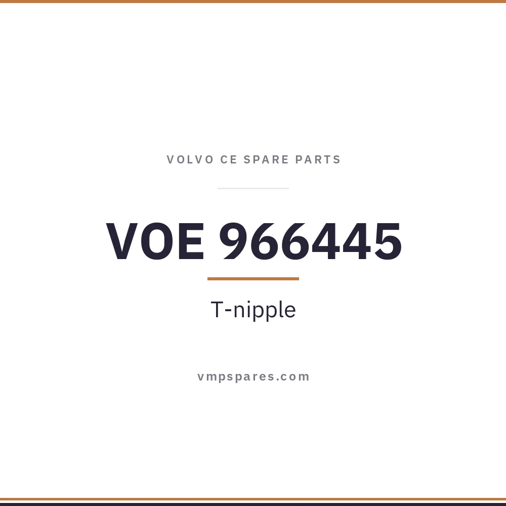 VOE 966445 – T-nipple