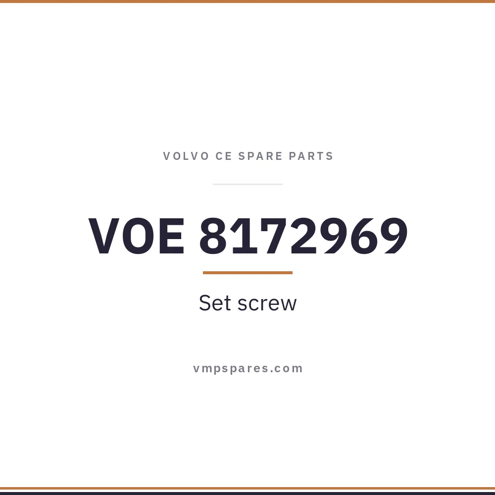 VOE 8172969 – Set screw