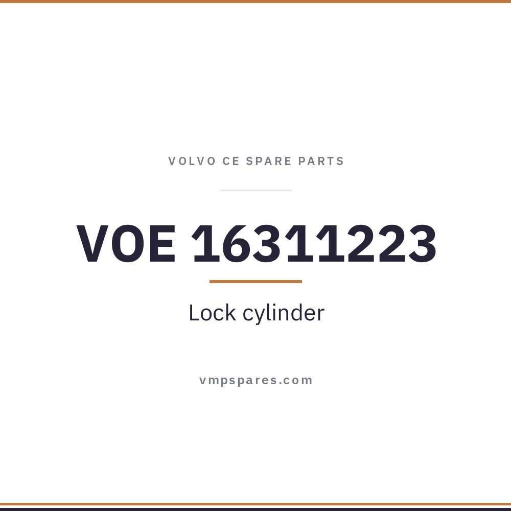 VOE 16311223 – Lock cylinder