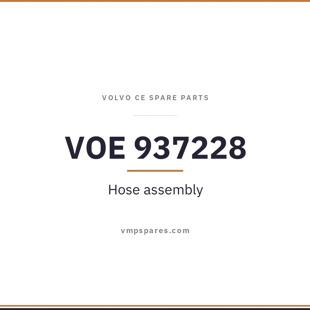 VOE 937228 – Hose assembly