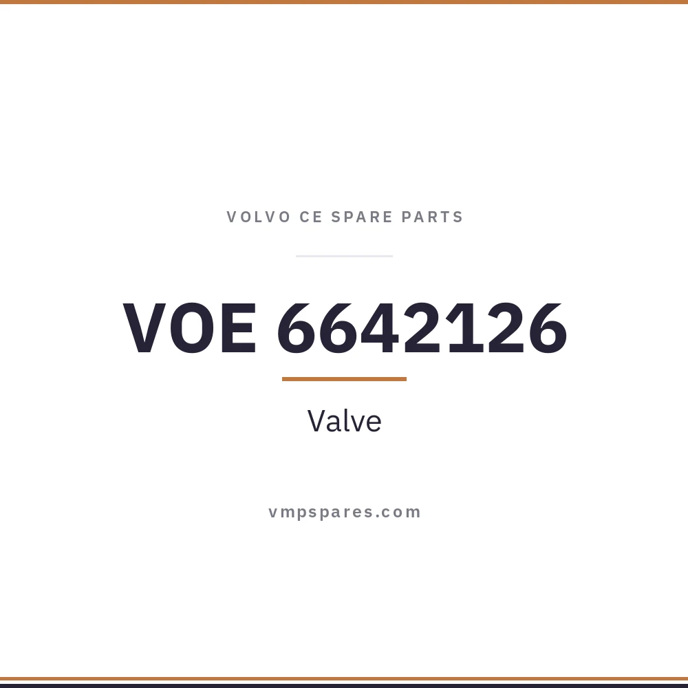 VOE 6642126 – Valve