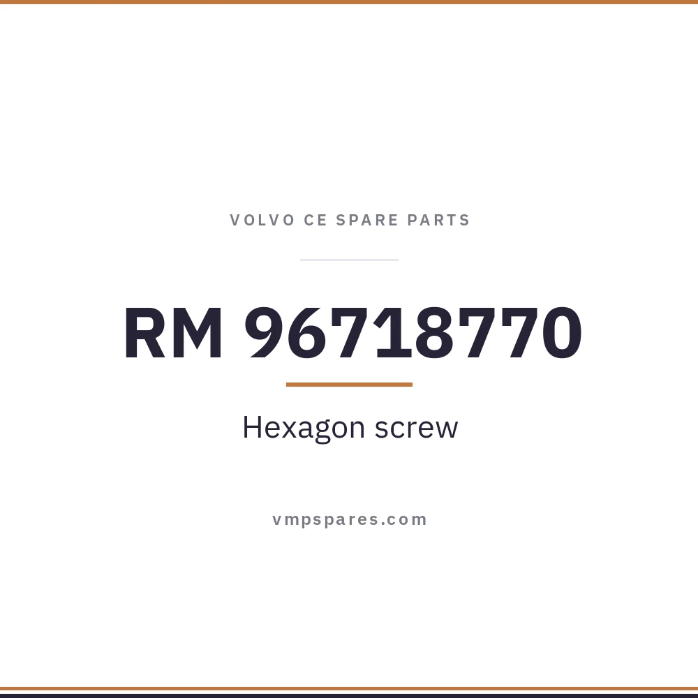 RM 96718770 – Hexagon screw