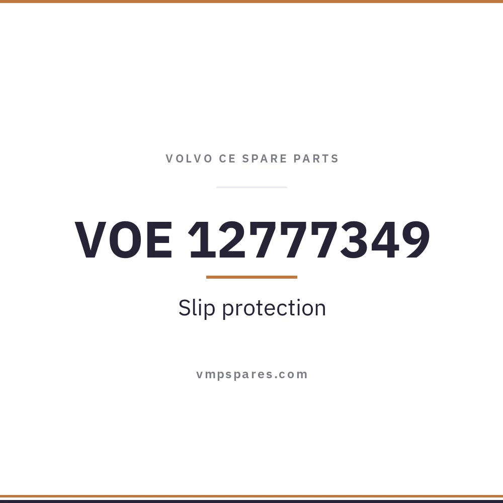VOE 12777349 – Slip protection