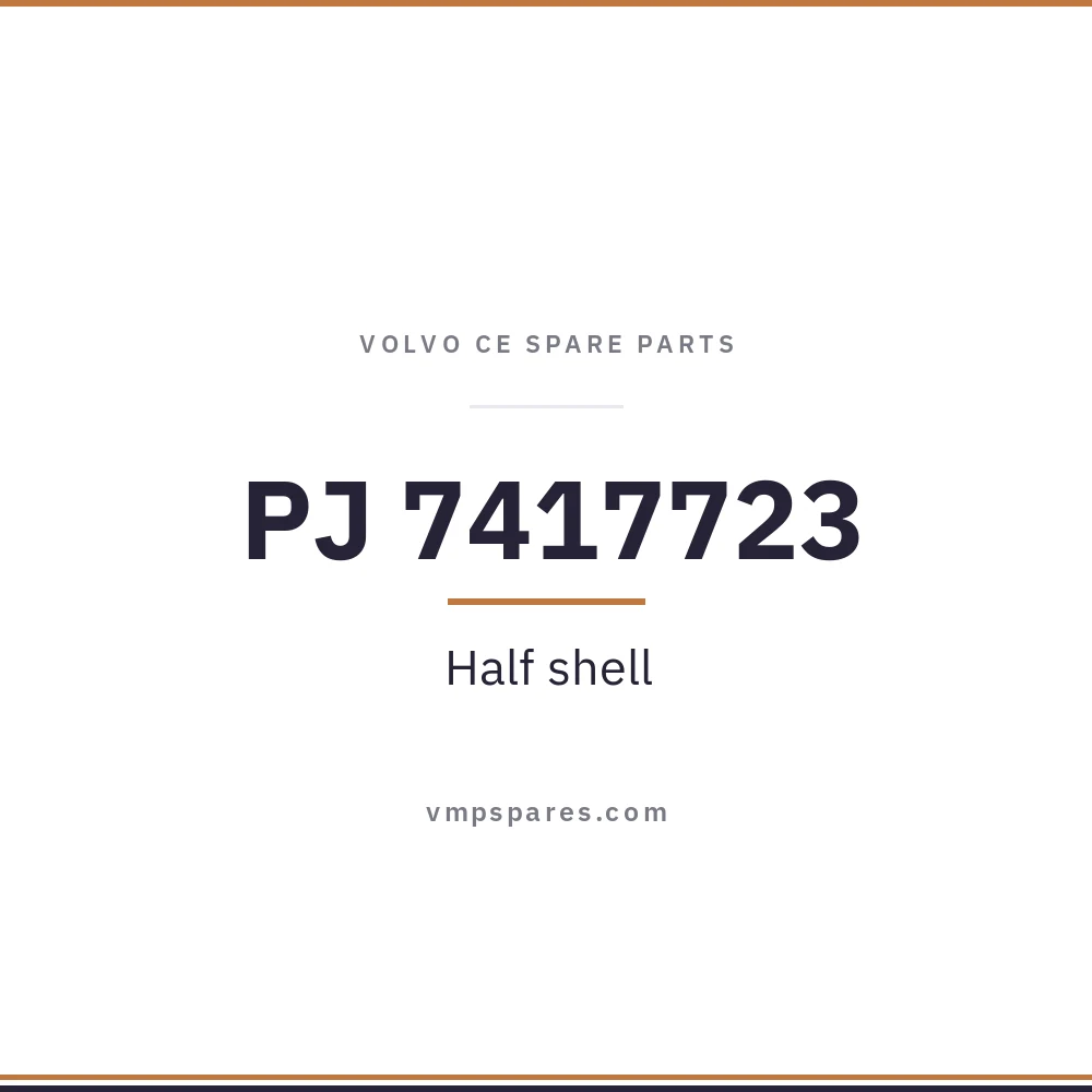PJ 7417723 – Half shell