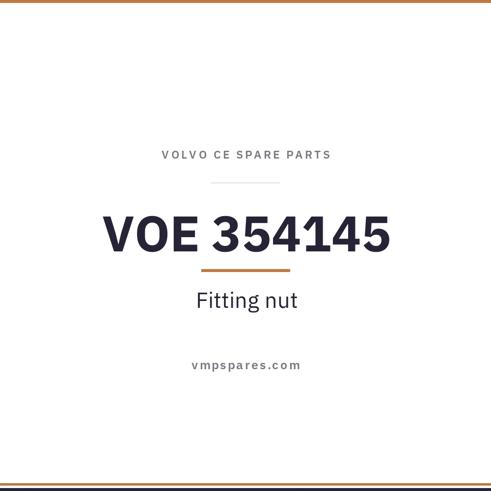 VOE 354145 – Fitting nut