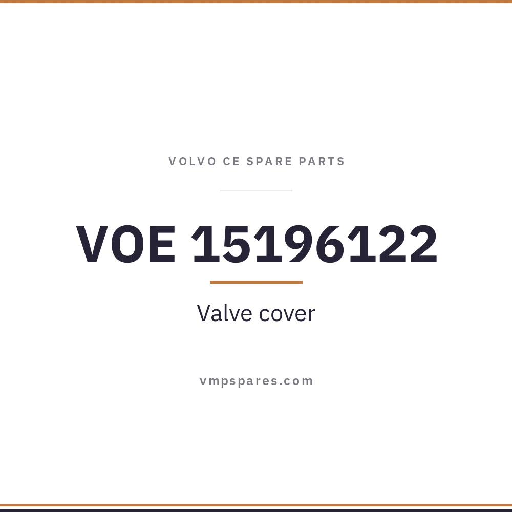 VOE 15196122 – Valve cover
