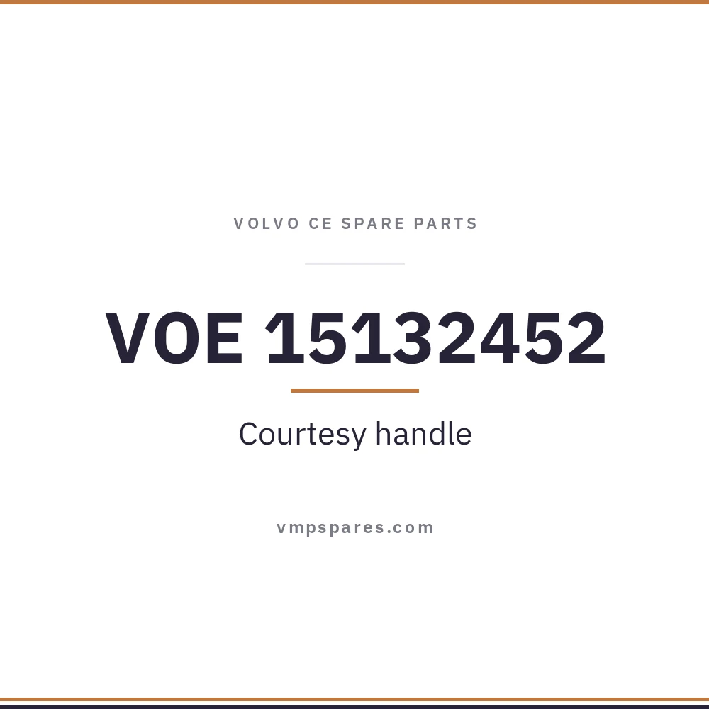 VOE 15132452 – Courtesy handle