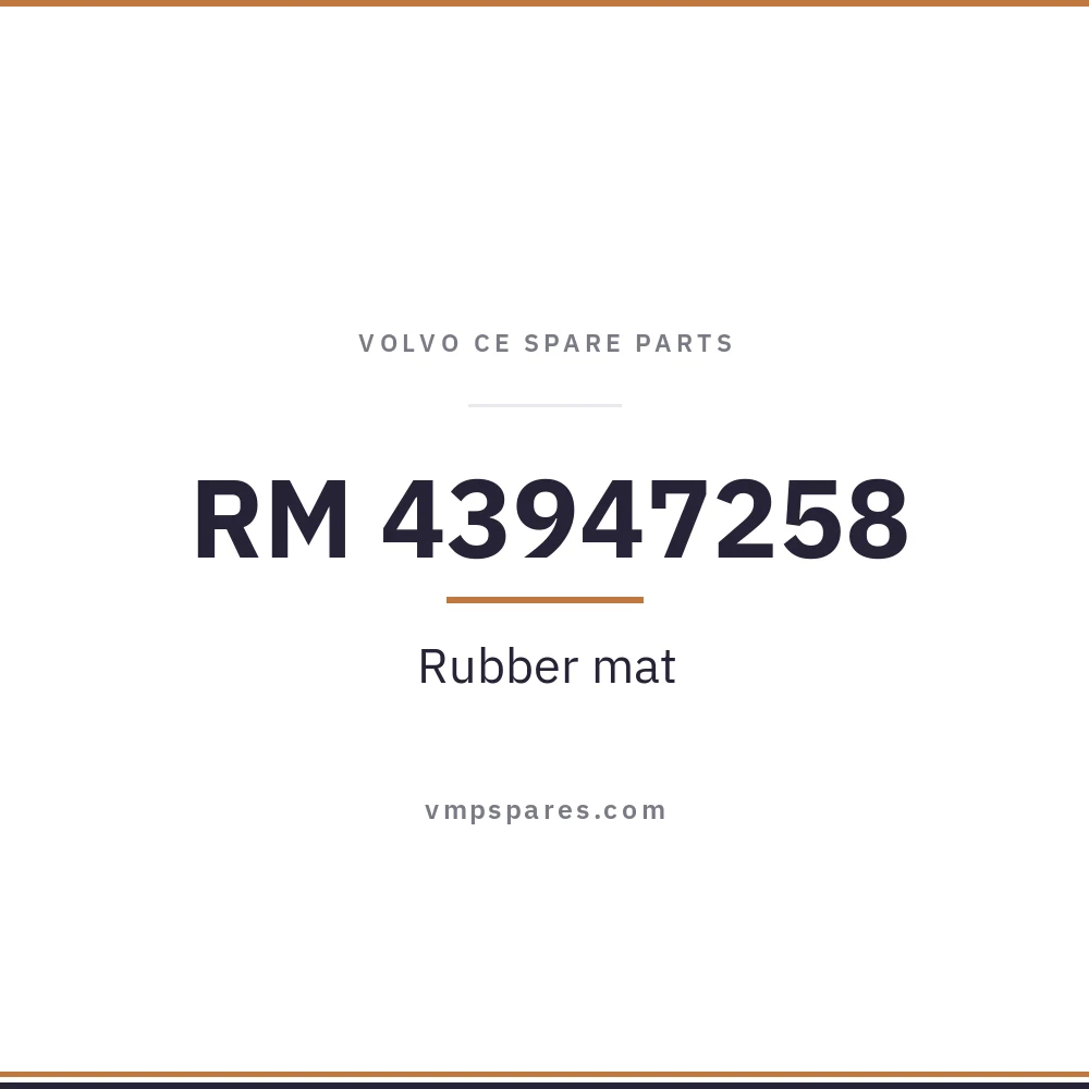 RM 43947258 – Rubber mat